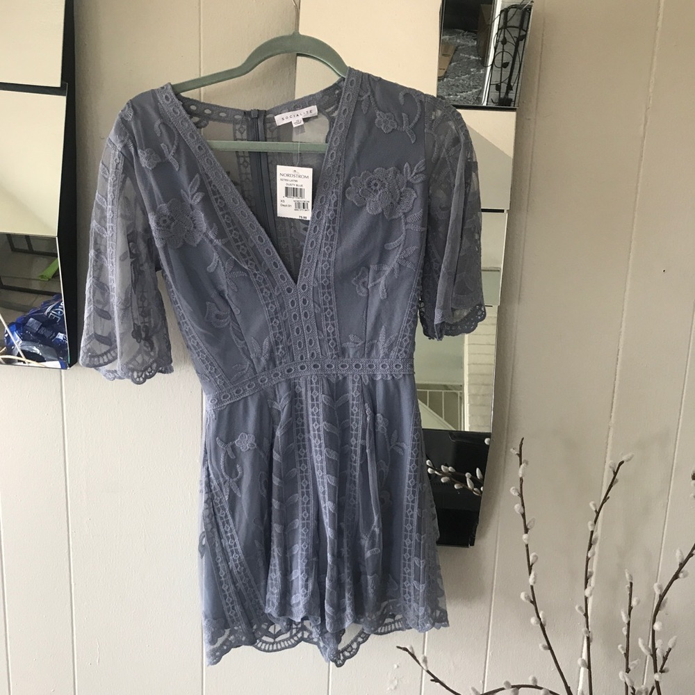 Blue romper